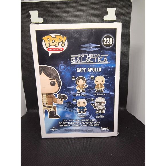 Funko Television Capt. Apollo from Battlestar Galactica #228 - Mint Condition - Picture 3 of 6